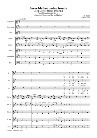 Jesus bleibet meine freude / Jesu, Joy of Man's Desiring (arr. Roar Kvam)