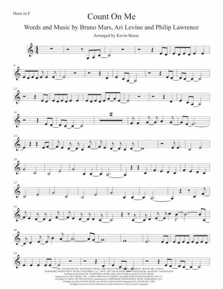 Count On Me (arr. Kevin Busse)