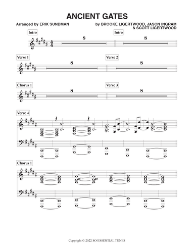 Ancient Gates (arr. Erik Sundman)