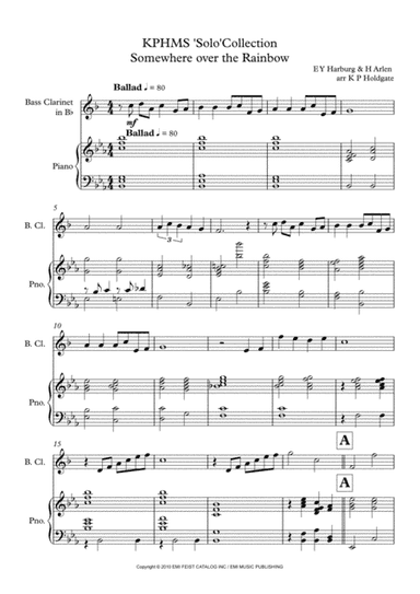 Over The Rainbow (arr. Kevin P Holdgate)