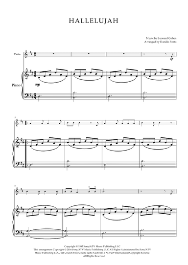 Hallelujah (arr. Danillo Porto)