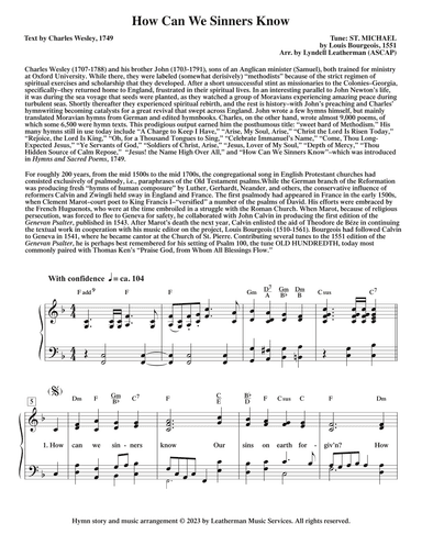 How Can We Sinners Know (arr. Lyndell Leatherman)