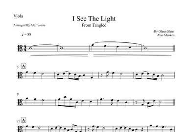 I See The Light (arr. Alex Souza)