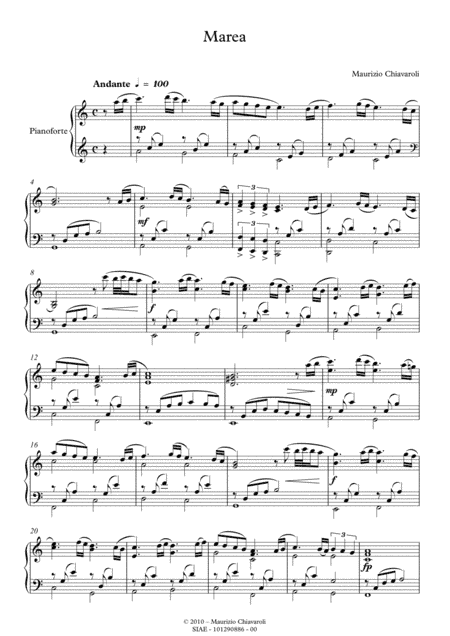 Marea (piano solo version)