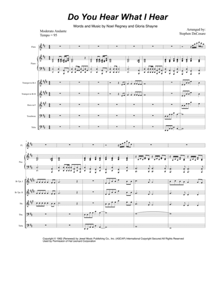 Do You Hear What I Hear (arr. Stephen DeCesare)
