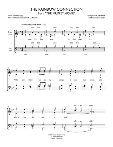 The Rainbow Connection (arr. Kyle Hottel)