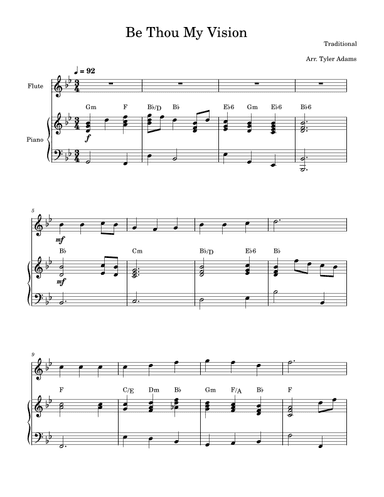 Be Thou My Vision (arr. Tyler Adams)