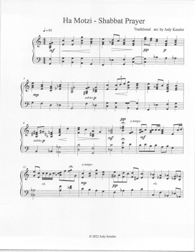Hamotzi -  Shabbat Prayer
