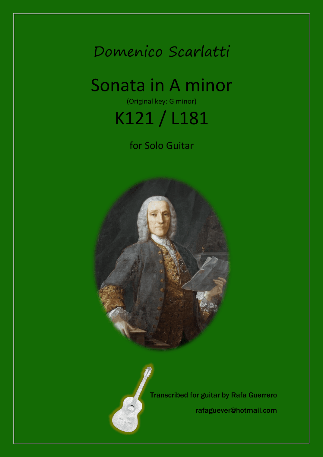 Sonata K121 / L181 (arr. Rafa Guerrero)