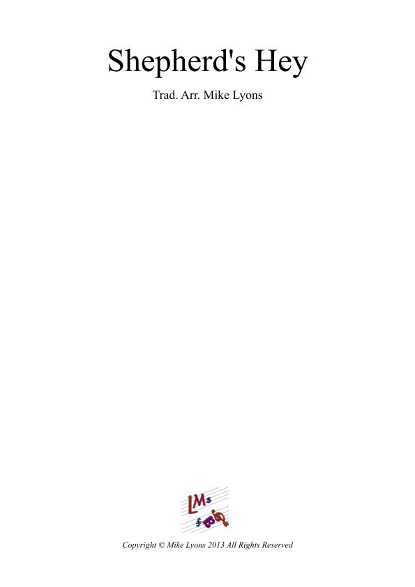 Brass Band - Shepherds Hey (arr. Mike Lyons)