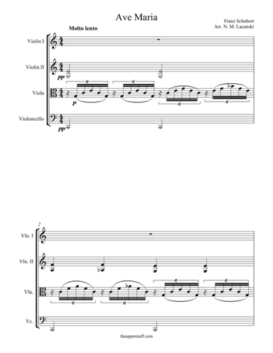 Ave Maria (arr. Nick Lacanski)