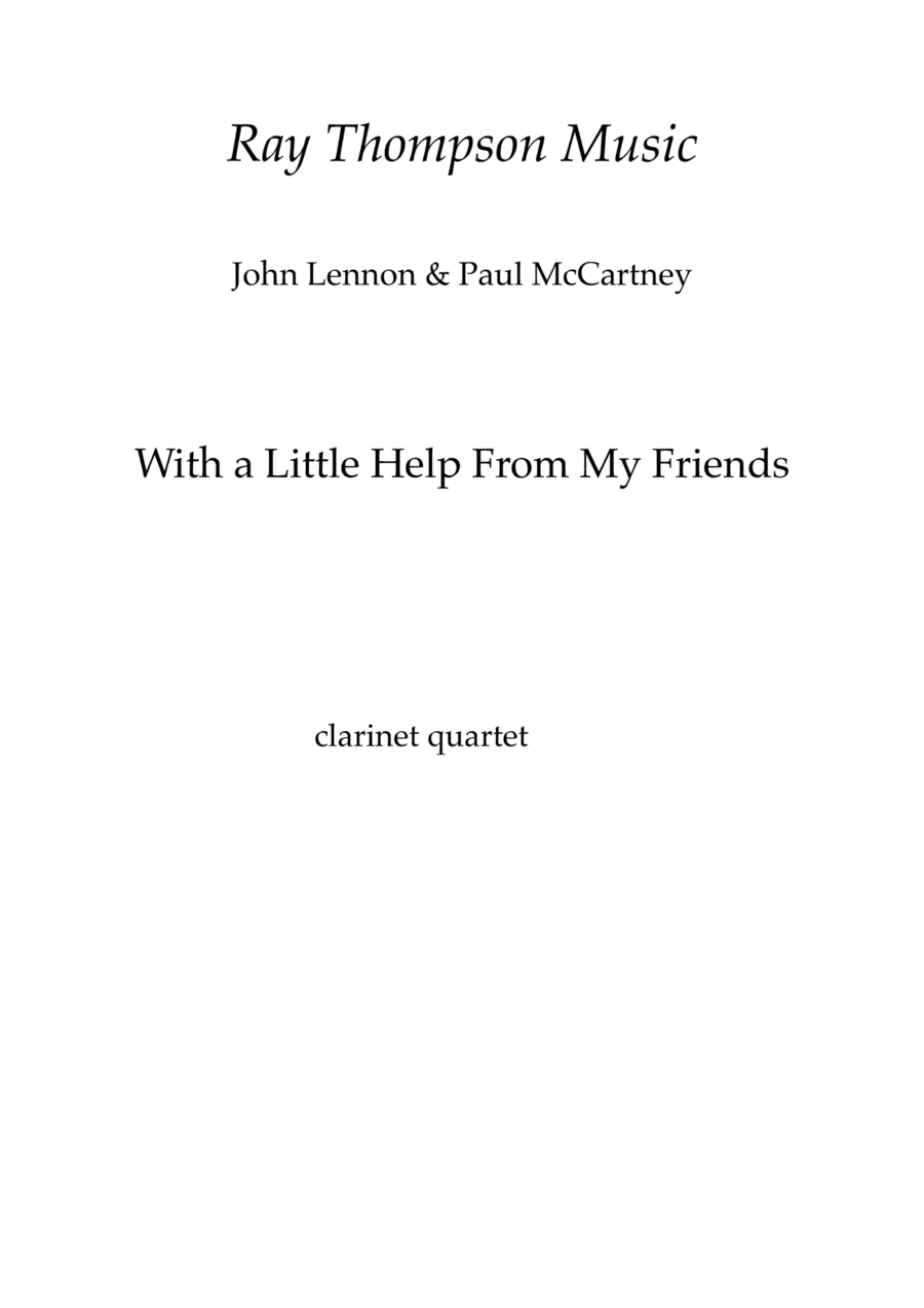 With A Little Help From My Friends (arr. Ray Thompson)