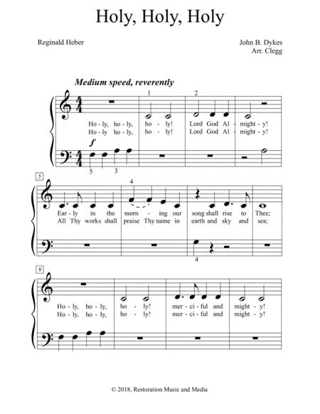 Holy, Holy, Holy (arr. Colleen D. Clegg)