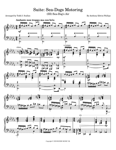 Sea Dog's Air (arr. Todd J. Scallan)