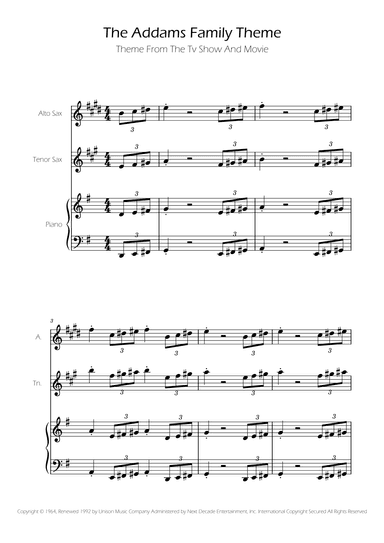 Addams Family Theme (arr. Ygor Nunes)