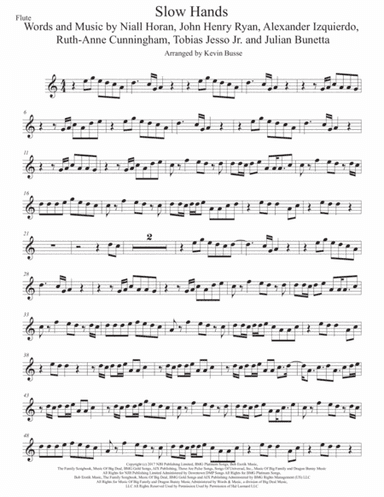 Slow Hands (arr. Kevin Busse)