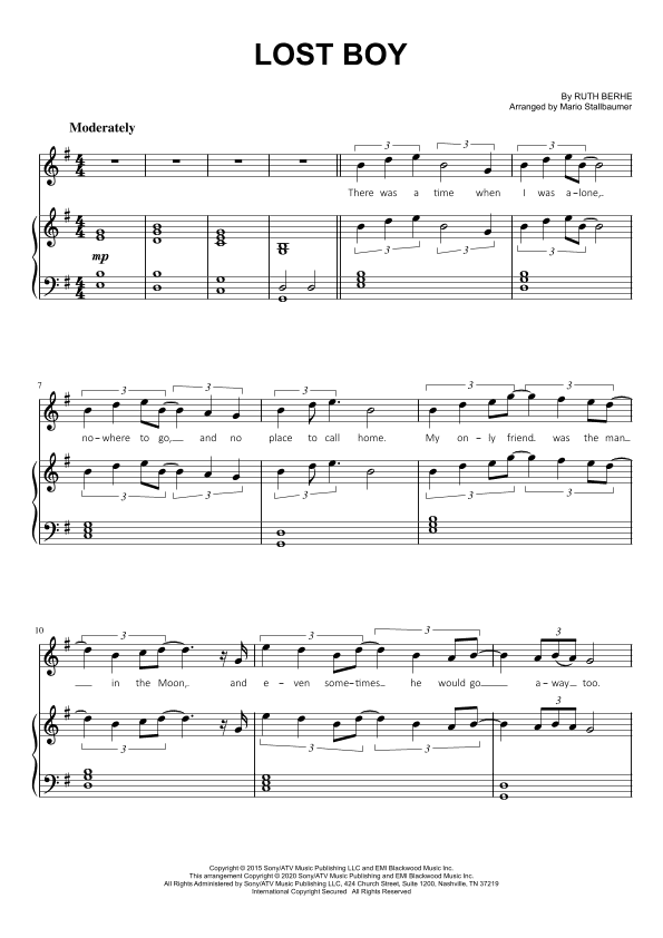 Lost Boy (arr. Mario Stallbaumer)