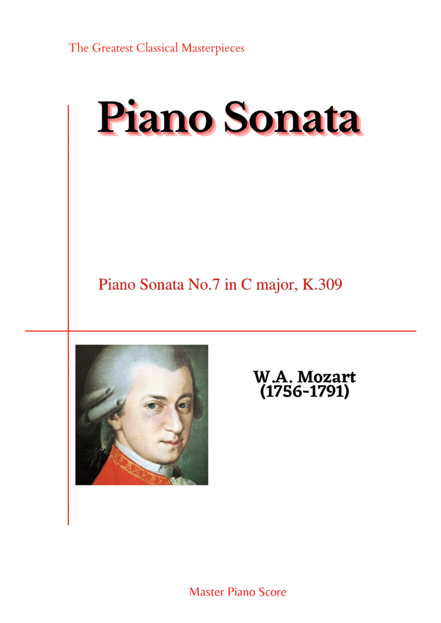 Mozart-Piano Sonata No.7 in C major, K.309 (arr. MPS)