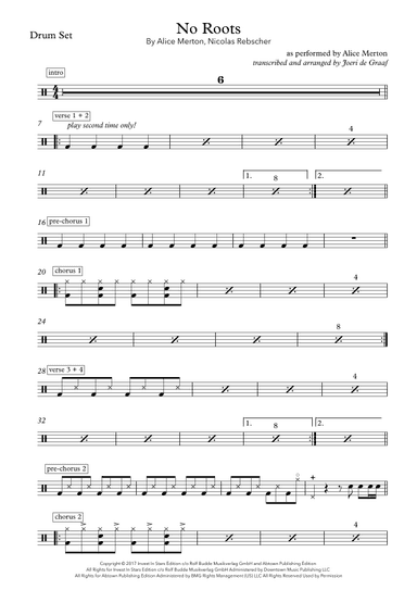 No Roots (arr. Joeri de Graaf)