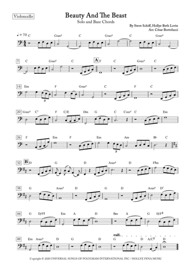 Beauty And The Beast (arr. ACT Bortolucci)