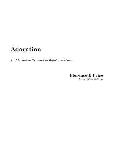 Adoration (arr. Steven Nunes)