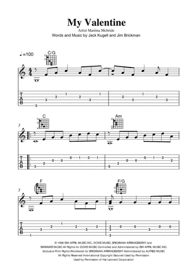 Valentine (arr. Matamedia Music)