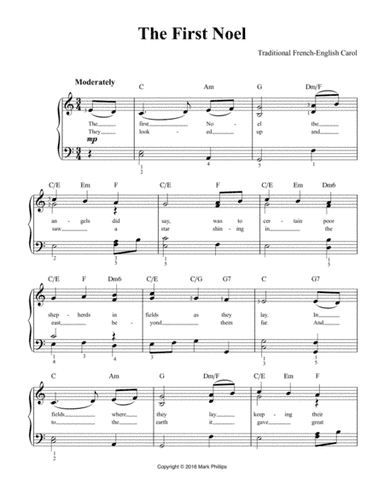 The First Noel (arr. Mark Phillips)