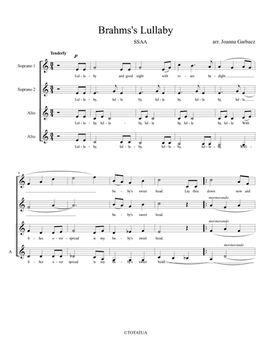 Brahms's Lullaby