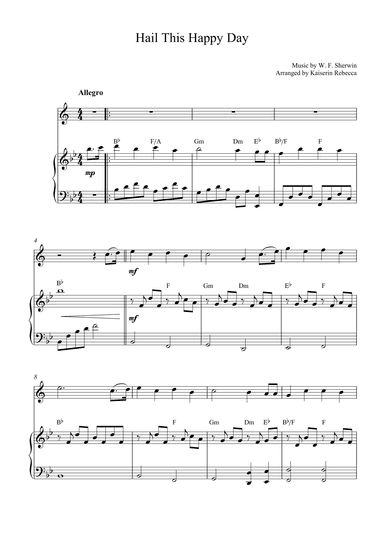 Hail This Happy Day (arr. Kaiserin Rebecca)