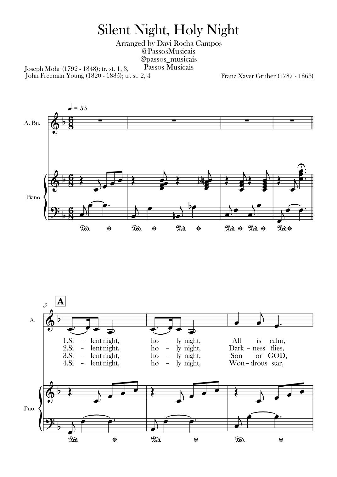 Silent Night, Holy Night (arr. Davi Rocha Campos)