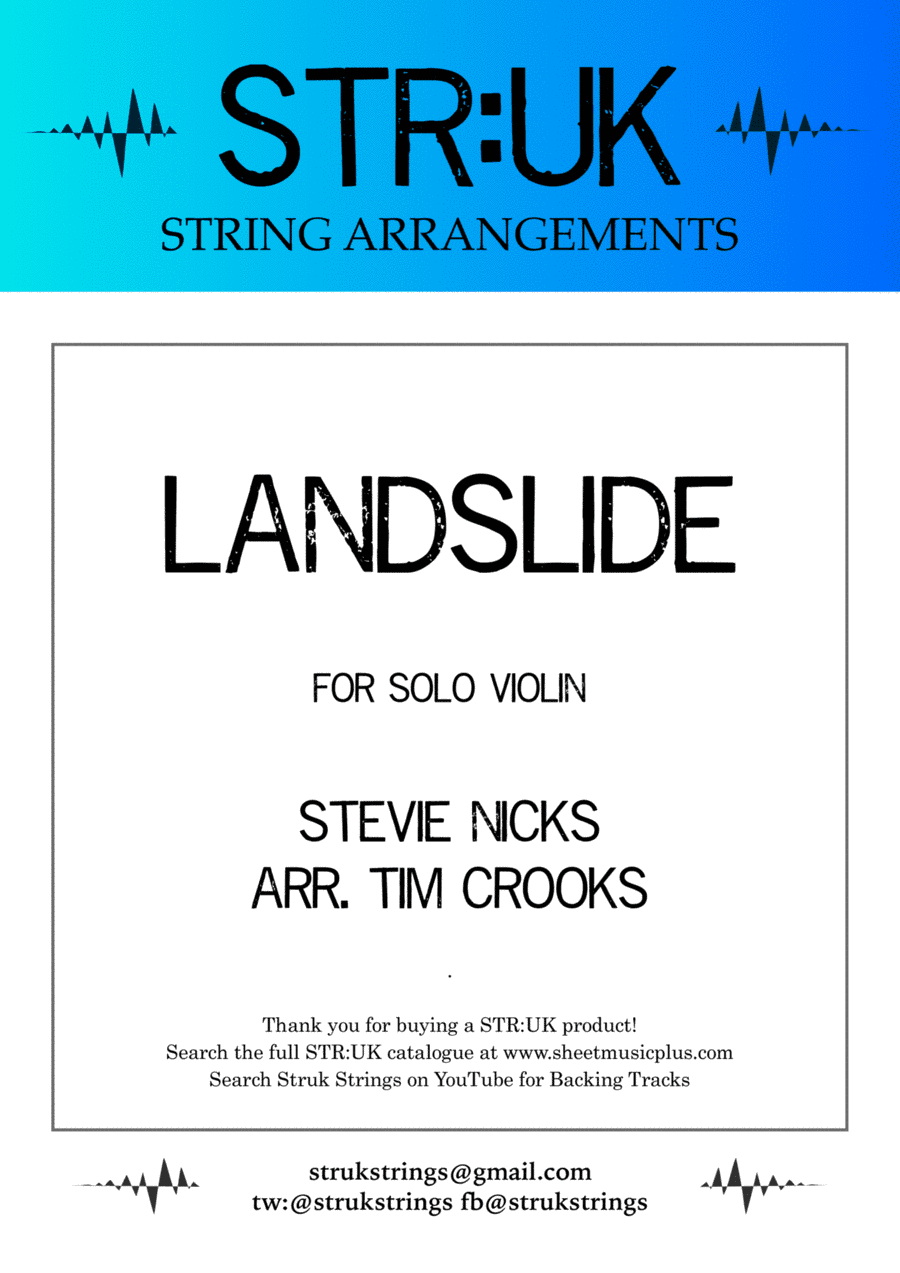 Landslide (arr. Tim Crooks)