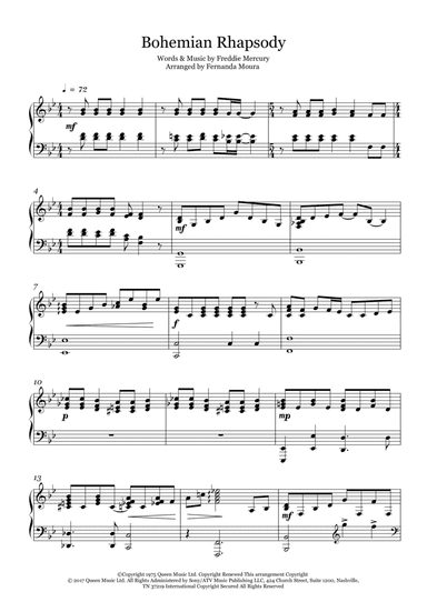 Bohemian Rhapsody (arr. Fernanda Moura)