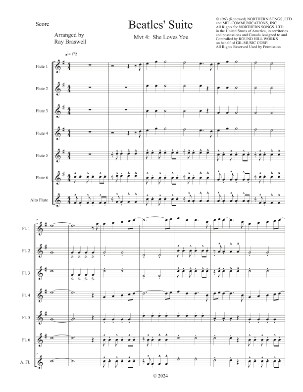 She Loves You (arr. Ray Braswell)