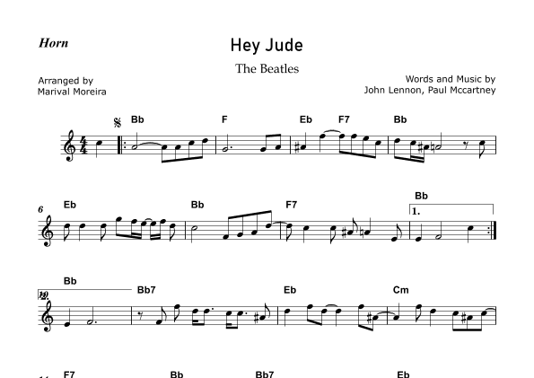 Hey Jude (arr. Marival Moreira)