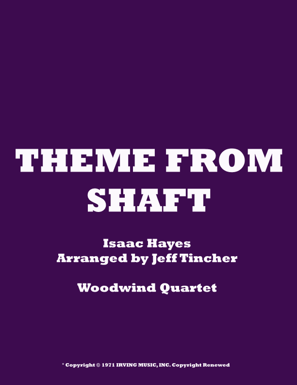 Theme From Shaft (arr. Jeff Tincher)