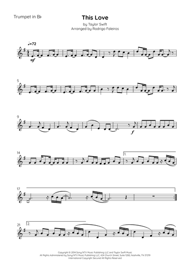 This Love (arr. Rodrigo Faleiros)