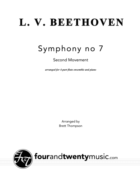 Allegretto - 2nd Movement from Symphony No. 7 in A Major (Op. 92) (arr. Brett Thompson)