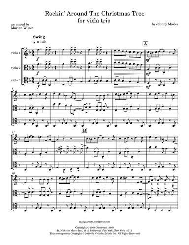 Rockin' Around The Christmas Tree (arr. Marian Wilson)