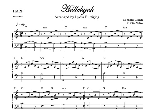 Hallelujah (arr. Dr Lydia Buttigieg)