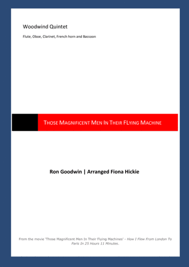 Those Magnificent Men In Their Flying Machines (arr. Fiona Hickie)