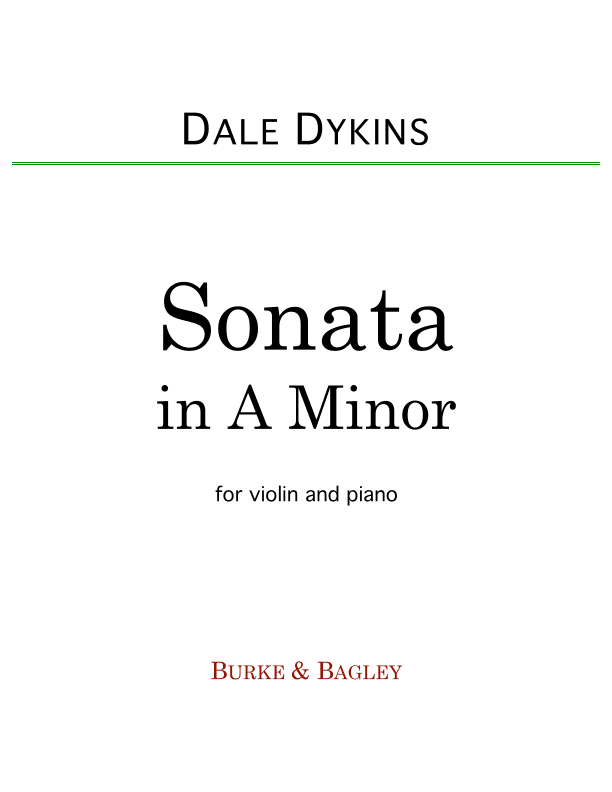 Sonata in A Minor