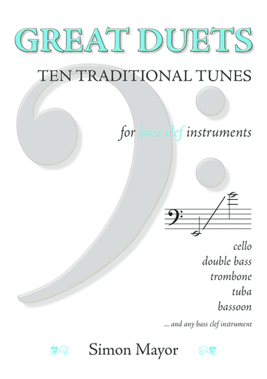 Great Duets: 10 Traditional Tunes (bass clef) (arr. Simon Mayor)
