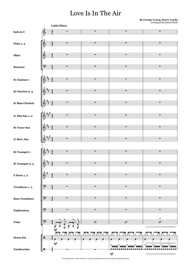Love Is In The Air (arr. Daniel Dinh)