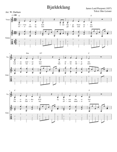 Bjældeklang (Jingle Bells) (arr. Big Bill Durham)