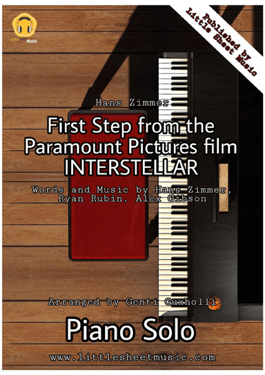 First Step  from the Paramount Pictures film INTERSTELLAR (arr. Genti Guxholli)