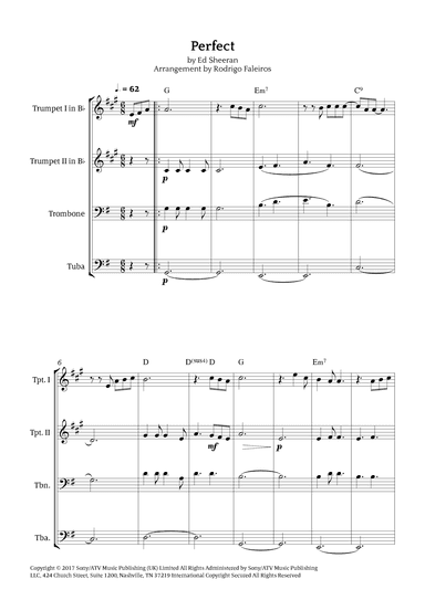 Perfect (arr. Rodrigo Faleiros)