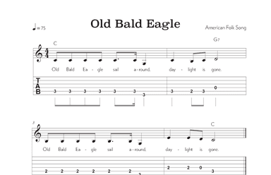 Old Bald Eagle (arr. Riverside Guitar School)
