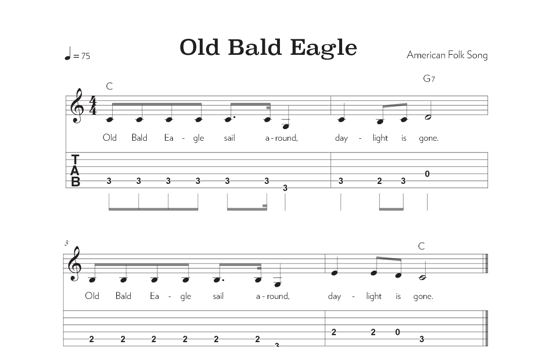 Old Bald Eagle (arr. Riverside Guitar School)