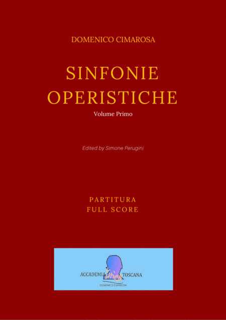 Sinfonie Operistiche (Vol. 1) - Opera Overtures (Vol.1) [Full Score] (arr. Simone Perugini)