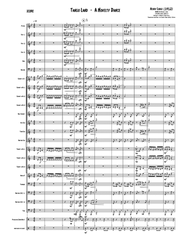 Tango Land - A Novelty Dance (arr. KSater)